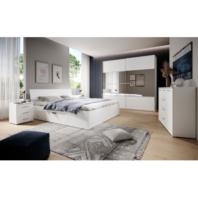 Doppelbett MARCELA – 160x200, weiß