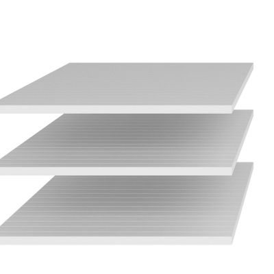 Spiegelschrank LJUBA – Breite 200 cm, Eiche Flagstaff / schwarz supermatt