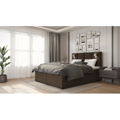 Amerikanisches Bett ANDY – 140x200, Braun