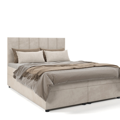 Hotelbett DELTA 1 – 200x200, dunkelgrau