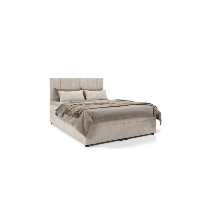 Hotelbett DELTA 1 – 200x200, dunkelgrau
