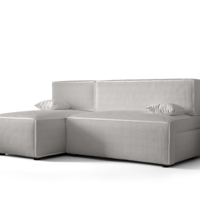 Bequeme Couch mit Stauraum RADANA – weiß