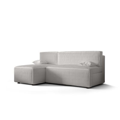 Bequeme Couch mit Stauraum RADANA – weiß
