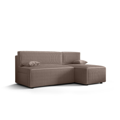 Bequeme Couch mit Stauraum RADANA – hellbraun 2