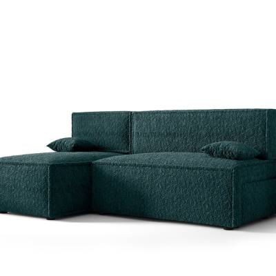 Bequeme Couch mit Stauraum RADANA – dunkelgrün