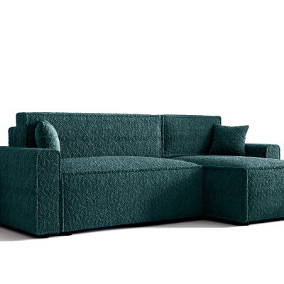 Bequeme Schlafcouch RADANA – dunkelgrün