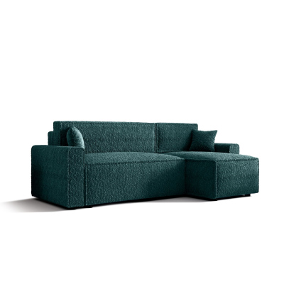 Bequeme Schlafcouch RADANA – dunkelgrün