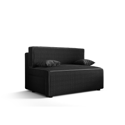 Komfortables Sofa mit Stauraum RADANA – schwarz 1