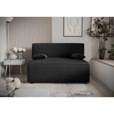 Komfortables Sofa mit Stauraum RADANA – schwarz 1