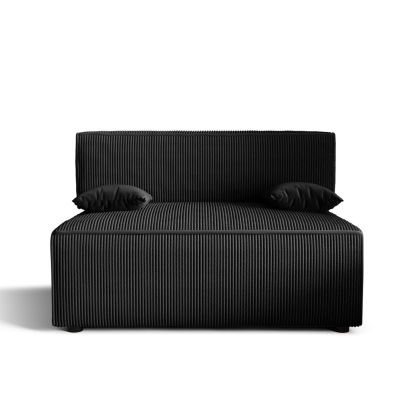 Komfortables Sofa mit Stauraum RADANA – schwarz 1