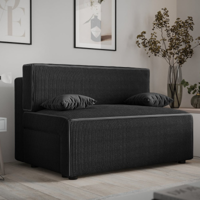 Komfortables Sofa mit Stauraum RADANA – schwarz 1