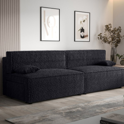 Stilvolles Sofa mit Stauraum RADANA – schwarz 2