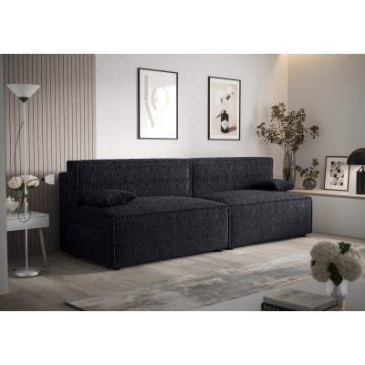 Stilvolles Sofa mit Stauraum RADANA – schwarz 2
