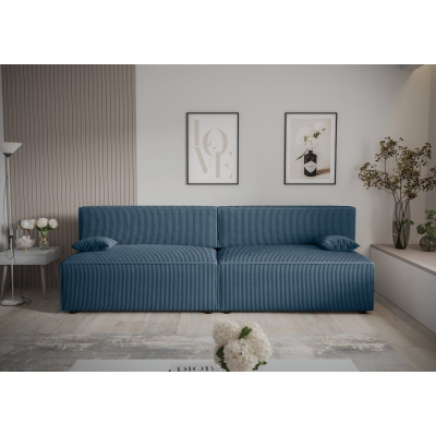 Stilvolles Sofa mit Stauraum RADANA – blau