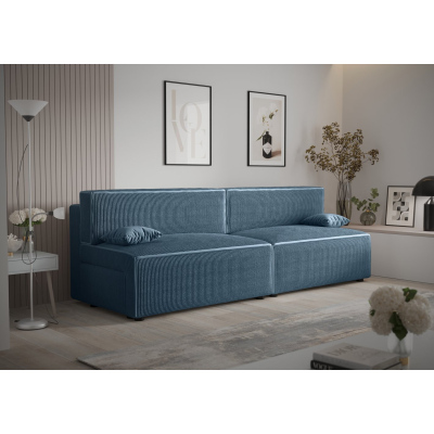 Stilvolles Sofa mit Stauraum RADANA – blau