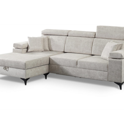 RAIWIN MINI Schlafsofa mit Stauraum – Landhausgrau