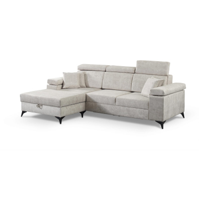 RAIWIN MINI Schlafsofa mit Stauraum – Landhausgrau