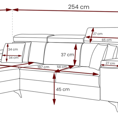 RAIWIN MINI Schlafsofa mit Stauraum – Landhausgrau