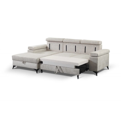 RAIWIN MINI Schlafsofa mit Stauraum – Landhausgrau