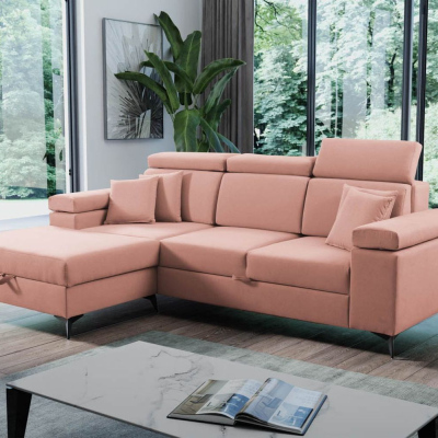 RAIWIN MINI Schlafsofa mit Stauraum - rosa