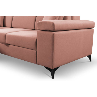 RAIWIN MINI Schlafsofa mit Stauraum - rosa