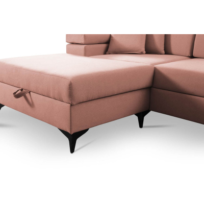 RAIWIN MINI Schlafsofa mit Stauraum - rosa