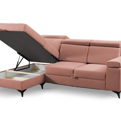 RAIWIN MINI Schlafsofa mit Stauraum - rosa