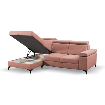 RAIWIN MINI Schlafsofa mit Stauraum - rosa
