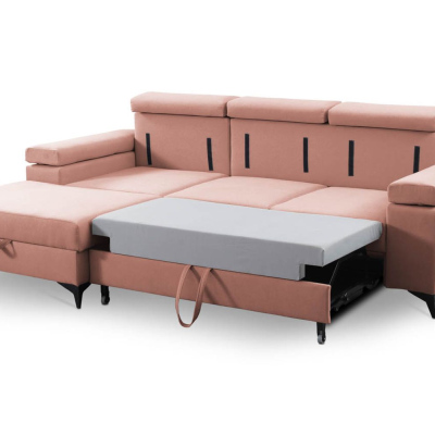RAIWIN MINI Schlafsofa mit Stauraum - rosa