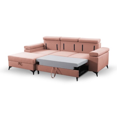 RAIWIN MINI Schlafsofa mit Stauraum - rosa