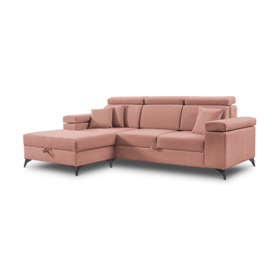 RAIWIN MINI Schlafsofa mit Stauraum - rosa