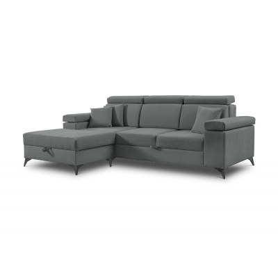 RAIWIN MINI Schlafsofa mit Stauraum - grau