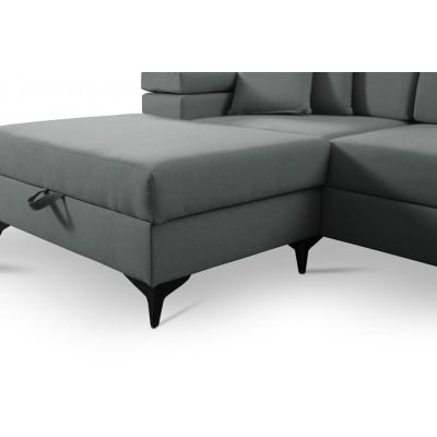 RAIWIN MINI Schlafsofa mit Stauraum - grau