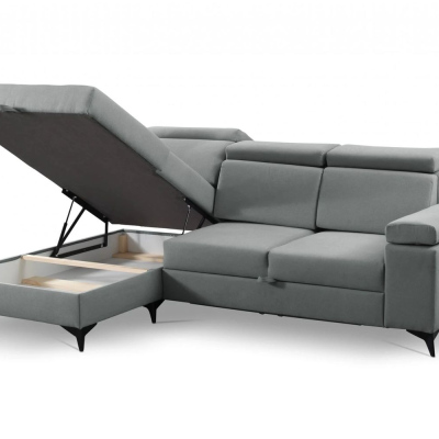 RAIWIN MINI Schlafsofa mit Stauraum - grau