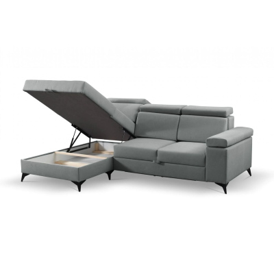 RAIWIN MINI Schlafsofa mit Stauraum - grau