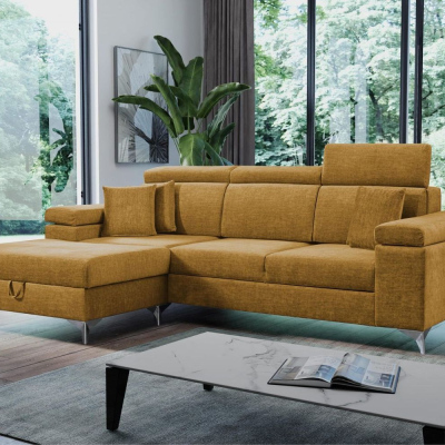 RAIWIN MINI Schlafsofa mit Stauraum - braun