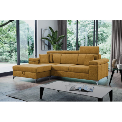 RAIWIN MINI Schlafsofa mit Stauraum - braun