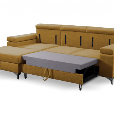 RAIWIN MINI Schlafsofa mit Stauraum - braun