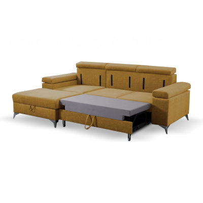 RAIWIN MINI Schlafsofa mit Stauraum - braun