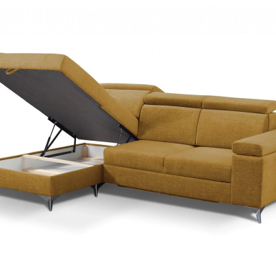 RAIWIN MINI Schlafsofa mit Stauraum - braun
