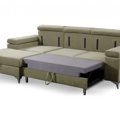RAIWIN MINI Schlafsofa mit Stauraum - Khaki