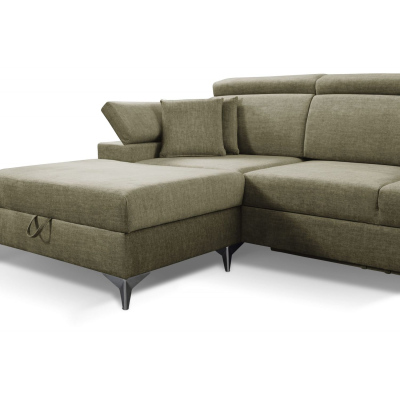 RAIWIN MINI Schlafsofa mit Stauraum - Khaki