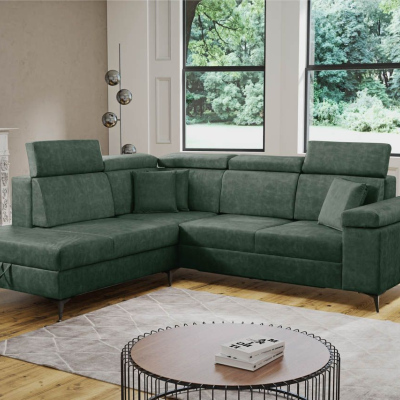 RAIWIN Schlafsofa mit Stauraum – Landhausgrün