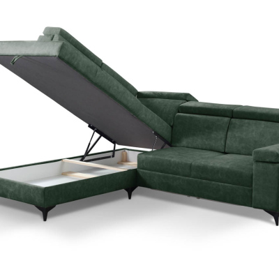 RAIWIN Schlafsofa mit Stauraum – Landhausgrün