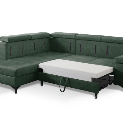 RAIWIN Schlafsofa mit Stauraum – Landhausgrün