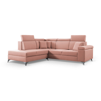 RAIWIN Schlafsofa mit Stauraum - rosa