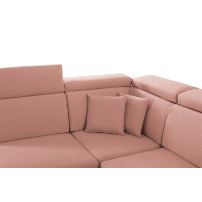 RAIWIN Schlafsofa mit Stauraum - rosa