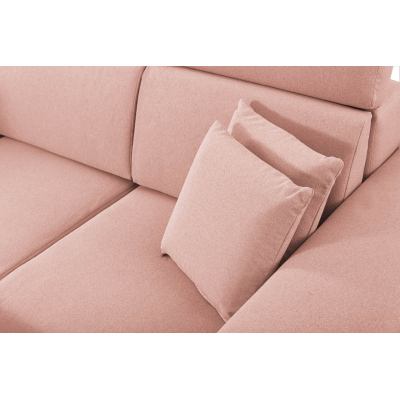 RAIWIN Schlafsofa mit Stauraum - rosa