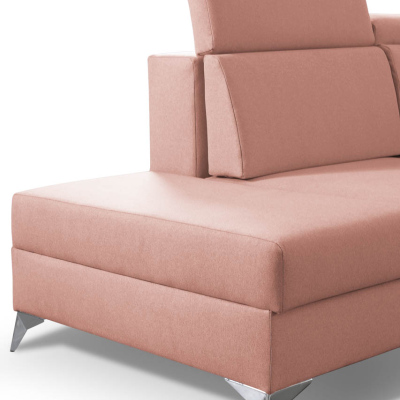 RAIWIN Schlafsofa mit Stauraum - rosa