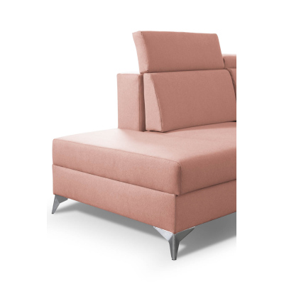 RAIWIN Schlafsofa mit Stauraum - rosa